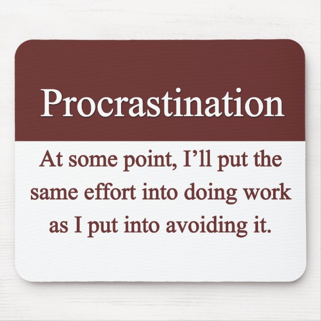 Förhalning Mousepad Musmatta (Framsidan)