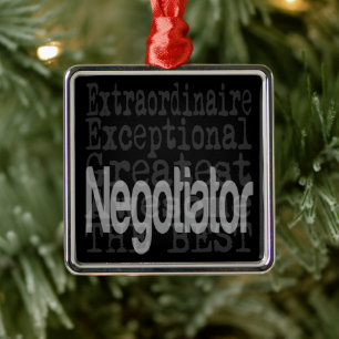 Förhandlaren Extraordinaire Metall Ornament