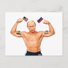 Förhandsadresserat vykort för att dra i kulsprutan