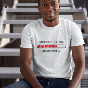 Förhastande vänta t shirt