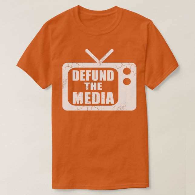 Förhindra nyheter om medieframning t shirt (Design framsida)