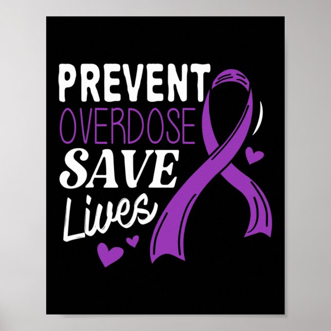 Förhindra Överdos Rädda Liv Överdos Medvetenhet 2  Poster (Framsidan)