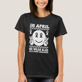Förhindrande av övergrepp mot barn Månadsmedvetand T Shirt