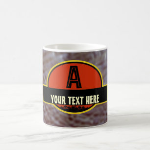 Förhistorisk "a-" Monogrammugg Kaffemugg