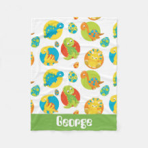 Förhistorisk barnfilt från Dinosaur mönster