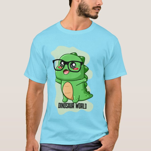 FÖRHISTORISK DINO-VÄRLD CITAT T SHIRT (Framsida)