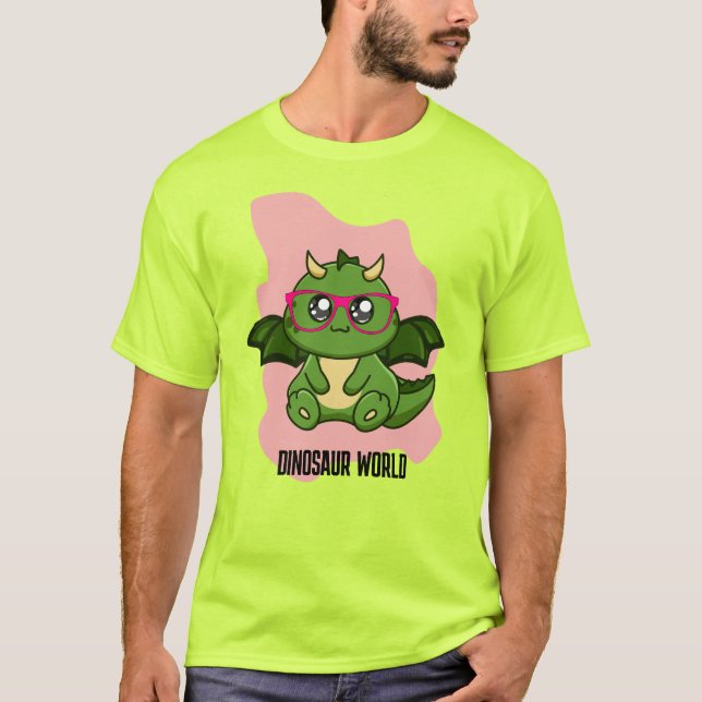 FÖRHISTORISK DINO-VÄRLD CITAT T SHIRT (Framsida)