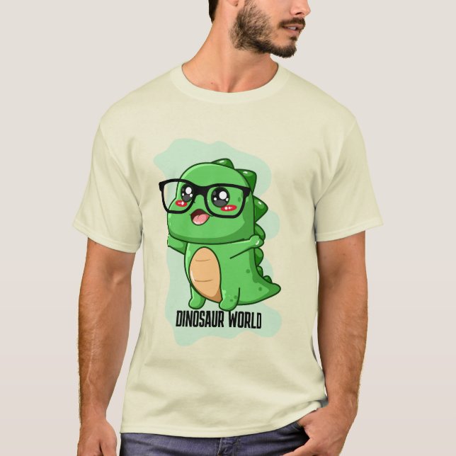 FÖRHISTORISK DINO-VÄRLD CITERAT T SHIRT (Framsida)
