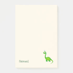 Förhistorisk Dinosaur med namn Post-it Block