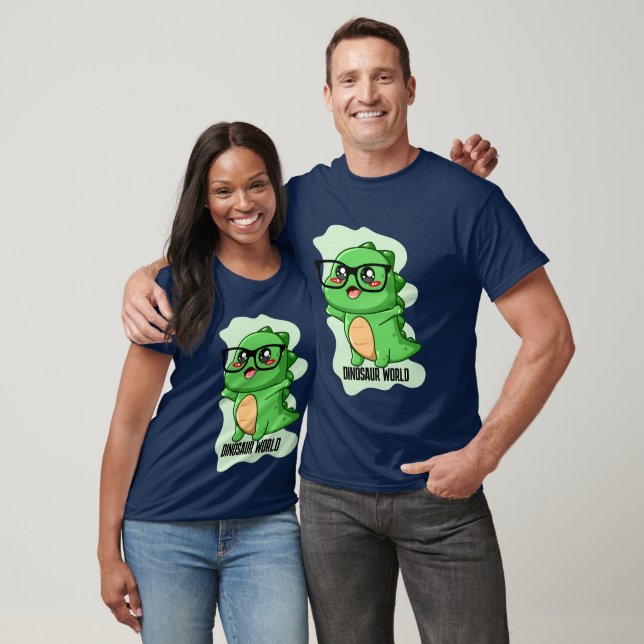 FÖRHISTORISK DINOSAURIEVÄRLD CITERAR T SHIRT (Unisex)