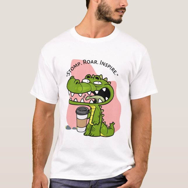 FÖRHISTORISK DINOSAURIEVÄRLD CITERAT T SHIRT (Framsida)