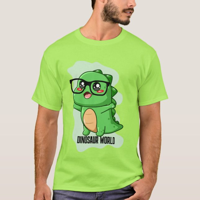 FÖRHISTORISK DINOSAURIEVÄRLDENS Citat T Shirt (Framsida)