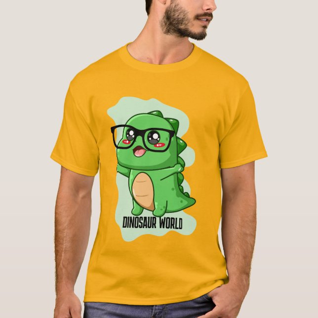 FÖRHISTORISK DINOSAURIEVÄRLDENS CITER T SHIRT (Framsida)