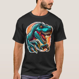 Förhistorisk episk dino-attack T-Rex T Shirt