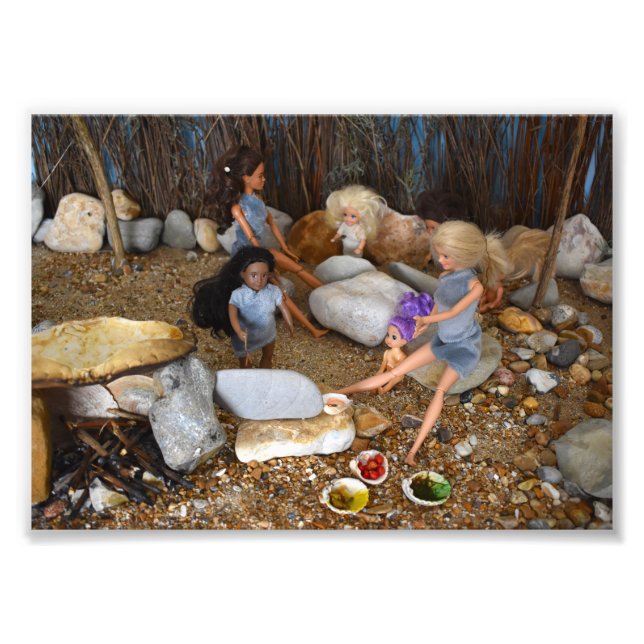 Förhistorisk konstskola. fototryck (Framsidan)