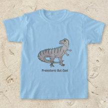 Forhistorisk men cool dinosaurie-t-shirt för pojka