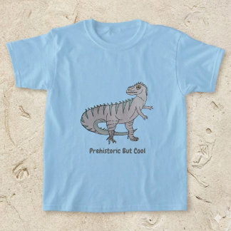 Forhistorisk men cool dinosaurie-t-shirt för pojka t shirt