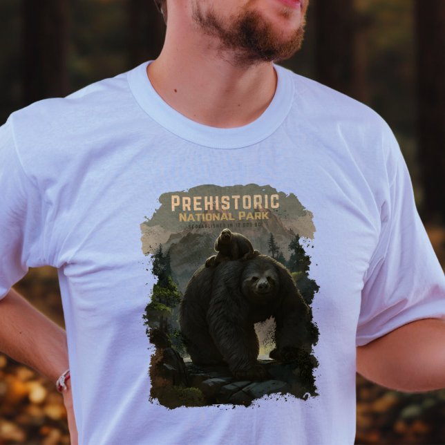 Förhistorisk nationalpark - jättesenapser t shirt (Skapare uppladdad)