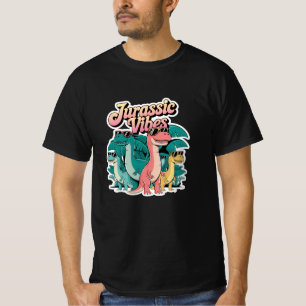 Förhistorisk Roligt: Grafikkort för Dinosaur Enthu T Shirt