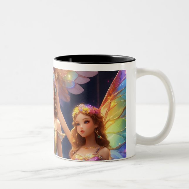 Förhistorisk Roligt möter Modern Stil! Två-Tonad Mugg (Höger)