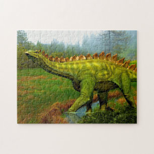 Förhistorisk skog Dinosaur Pussel