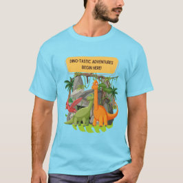 FÖRHISTORISKA DINOSAURIEÄVENTYR Citat T Shirt