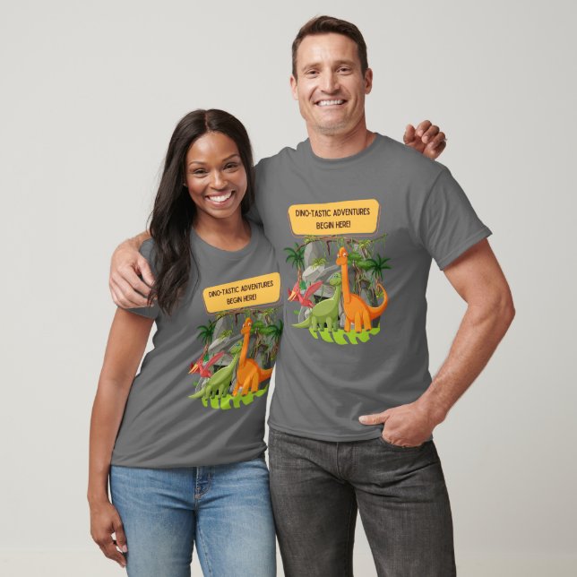 FÖRHISTORISKA DINOSAURIEÄVENTYR Citat T Shirt (Unisex)