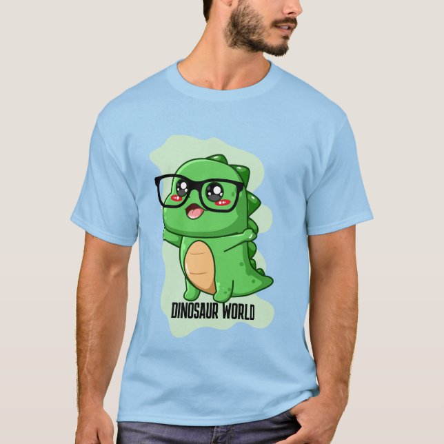 FÖRHISTORISKA DINOSAURIENVÄRLDENS Citat T Shirt (Framsida)