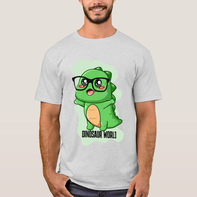 FÖRHISTORISKA DINOSAURIENVÄRLDENS Citat T Shirt (Framsida)