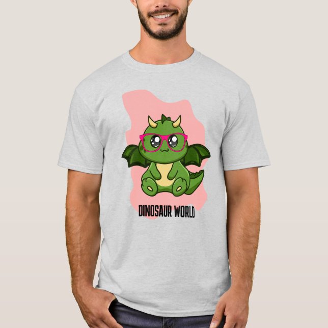 FÖRHISTORISKA DINOSAURIENVÄRLDENS Citat T Shirt (Framsida)
