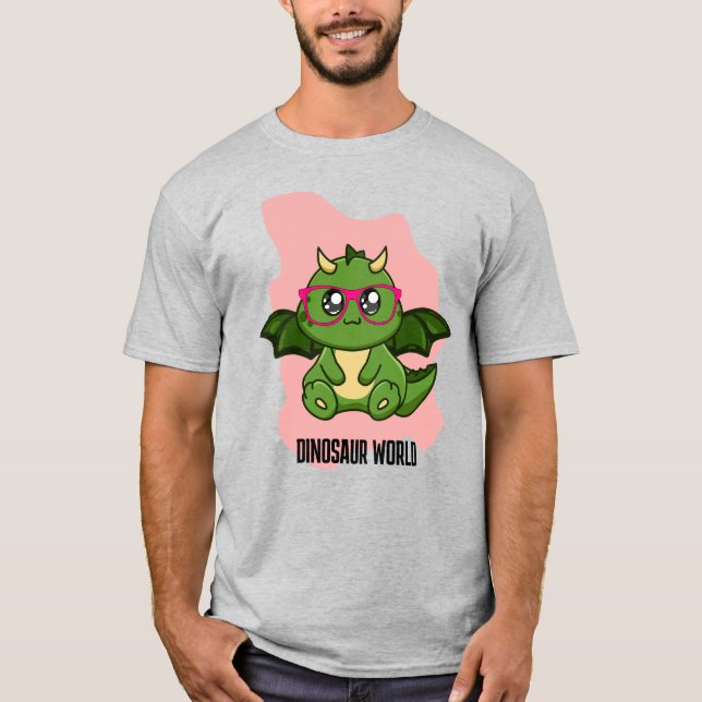 FÖRHISTORISKA DINOSAURIENVÄRLDENS Citat T Shirt (Framsida)