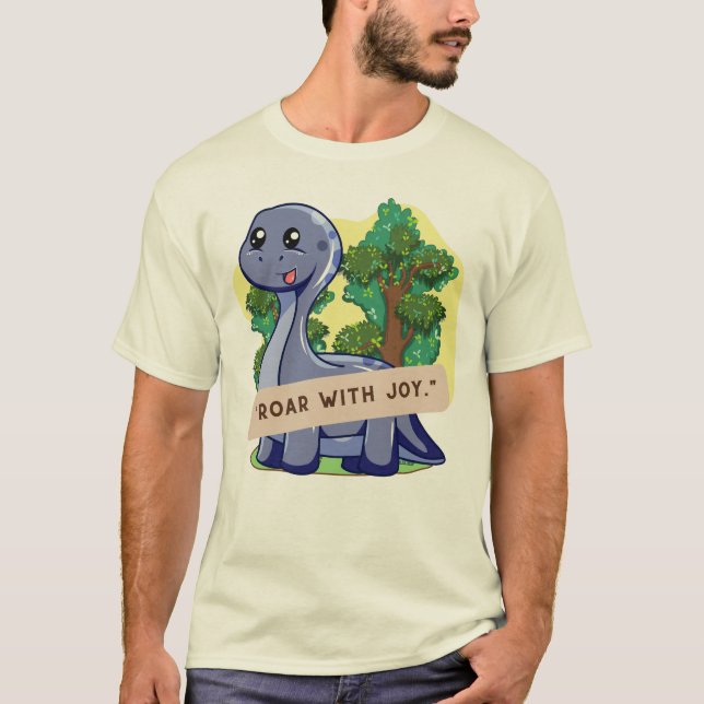 FÖRHISTORISKA DINOSAURIENVÄRLDENS Citat T Shirt (Framsida)
