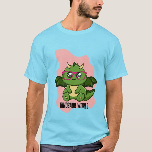 FÖRHISTORISKA DINOSAURIENVÄRLDENS Citat T Shirt (Framsida)