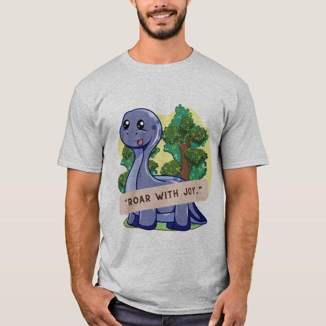 FÖRHISTORISKA DINOSAURIENVÄRLDENS Citat T Shirt (Framsida)