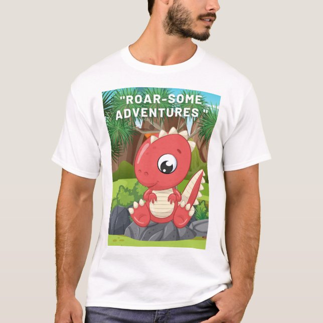 FÖRHISTORISKA DINOSAURIER CITER  T SHIRT (Framsida)