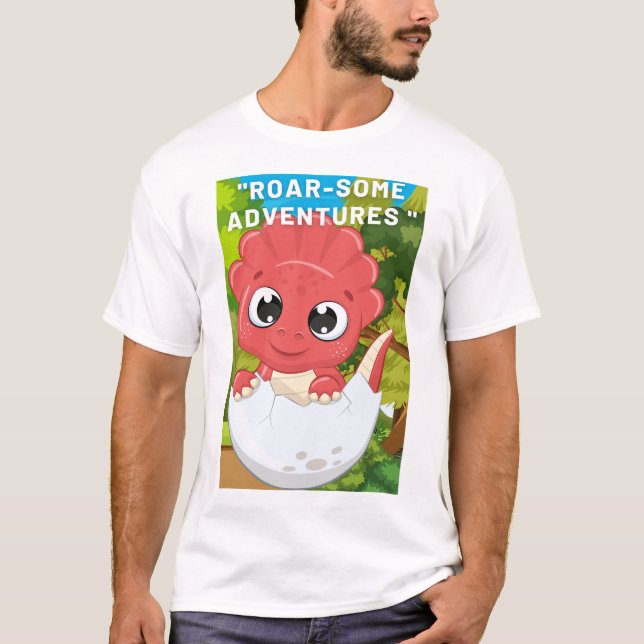 FÖRHISTORISKA DINOSAURIER CITER  T SHIRT (Framsida)