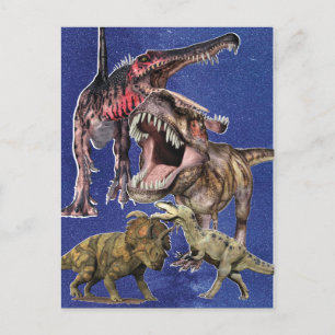 Förhistoriska Dinosaurs T-Rex Boys Vykort