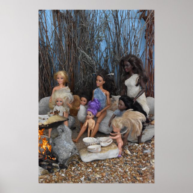 Förhistoriska Dolls. Poster (Framsidan)
