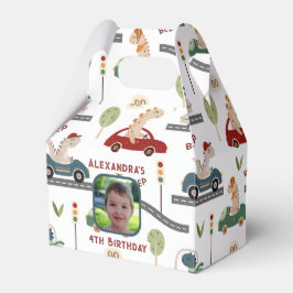 Förhistoriska grupper av färgfulla dinosaurier Bil Presentaskar