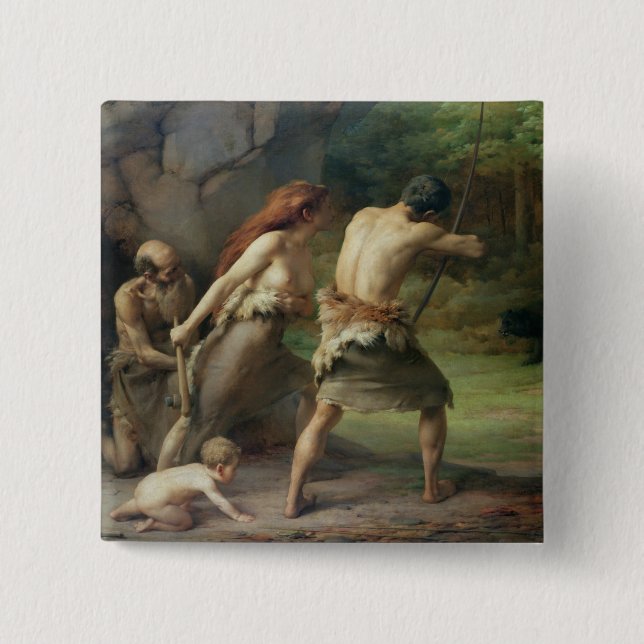 Förhistoriska manjaktbjörnar, 1832 knapp (Framsida)