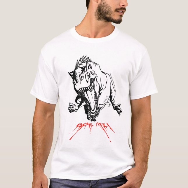 Förhistoriskt "bita mig ", t-shirt (Framsida)