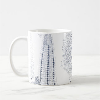 Förhistoriskt havsliv - Crinoids, Ophiura Kaffemugg