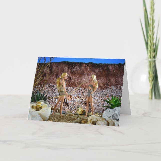 Förhistoriskt levande. kort (Framsida)