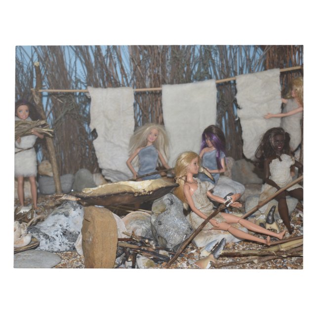 Förhistoriskt levnadssätt. anteckningsblock (Framsida)