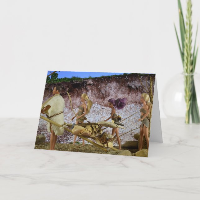 Förhistoriskt liv. kort (Framsida)