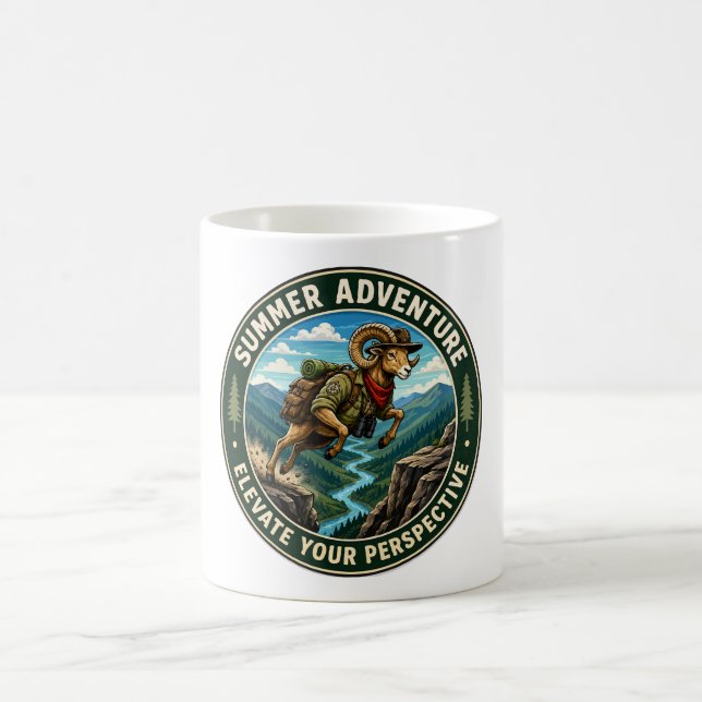 Förhöj Ditt Perspektiv Vandring Ramäventyr Kaffemugg (Center)