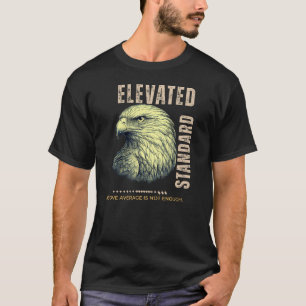 Förhöjd Standardörn – Elegant Excellens T Shirt