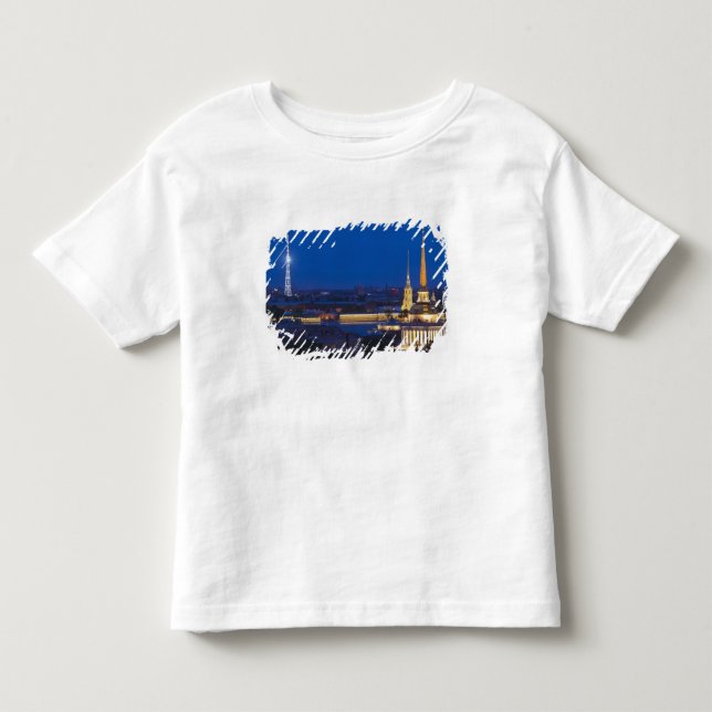 Förhöjd vy av Televisionstornet Tee Shirt (Framsida)