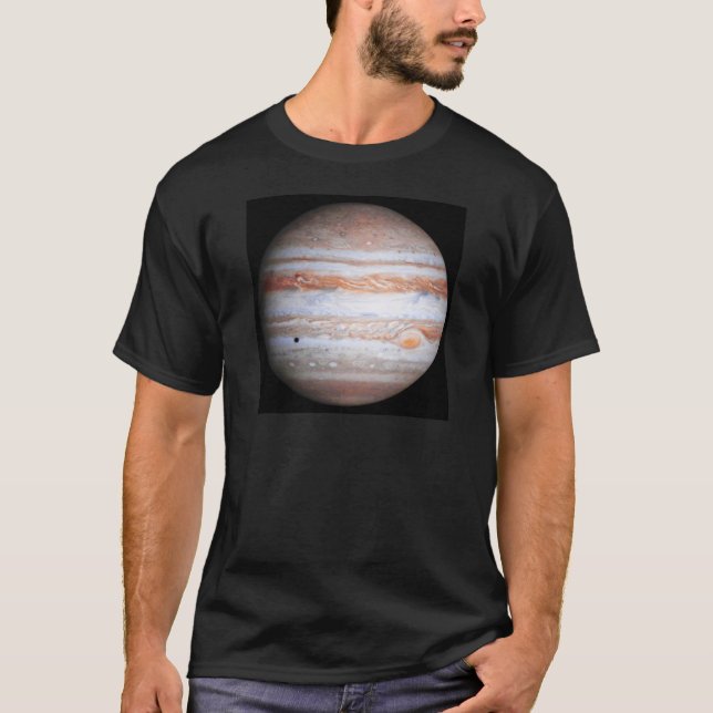 FÖRHÖJT avbilda av Jupiter Cassini flybyNASA T-shirt (Framsida)