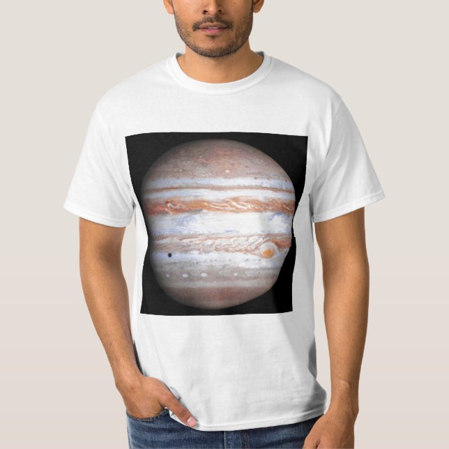 FÖRHÖJT avbilda av Jupiter Cassini flybyNASA Tee Shirt (Framsida)